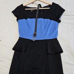 Black and blue business casual dress small